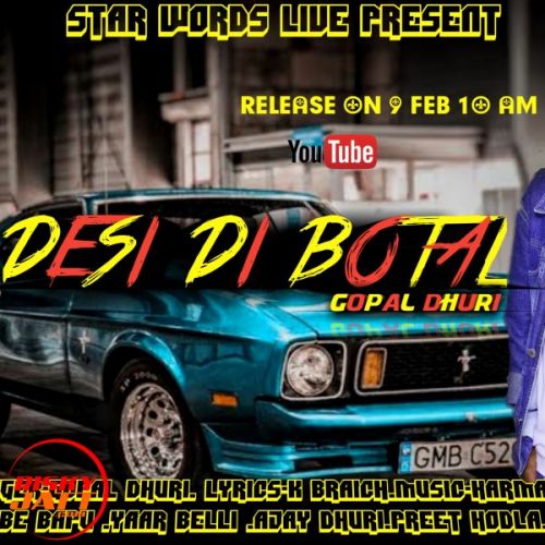 Desi Di Botal Gopal Dhuri, Preet Hodla mp3 song download, Desi Di Botal Gopal Dhuri, Preet Hodla full album