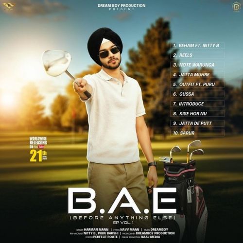 B.A.E By Harman Mann, Pura Bakshi and others... full mp3 album